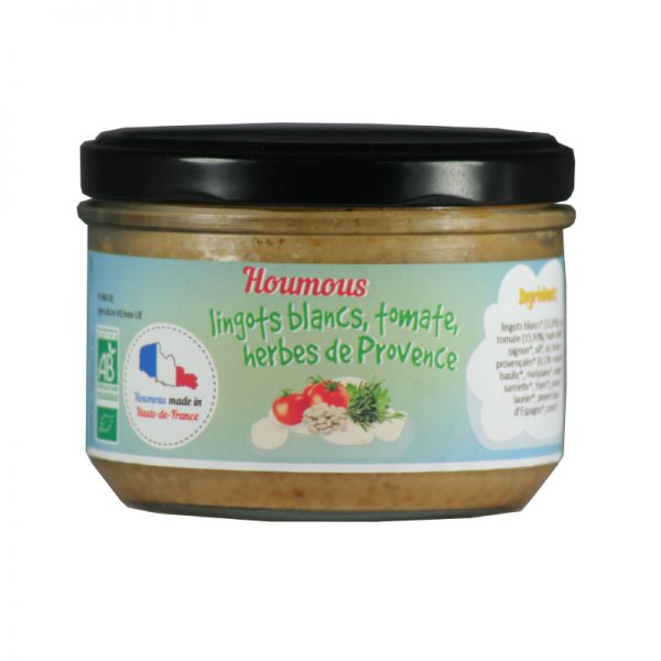 Houmous Lingots blanc Tomate et Herbes de Provence