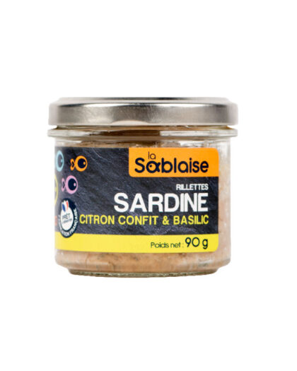 Rillettes de Sardine au citron confit et au basilic von LA SABLAISE