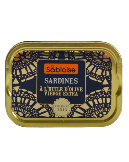 Sardines à l’huile d’olive extra vierge (Jahrgangssardinen) von LA SABLAISE